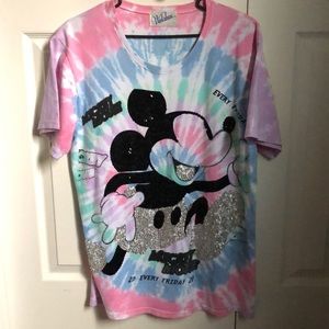 Women's Sequin T-shirt - Pastel Mickey Disney